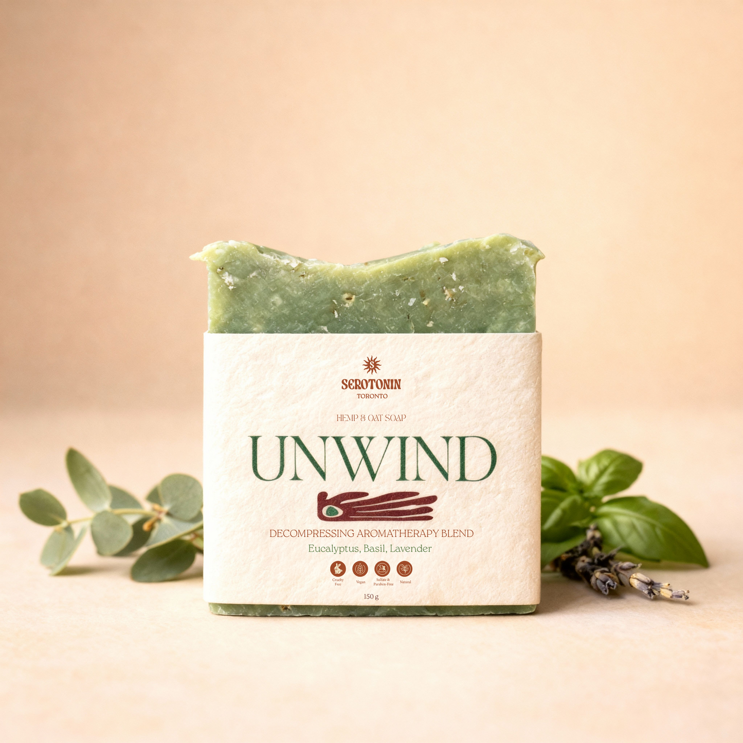Unwind Hemp & Oat Soap Bar